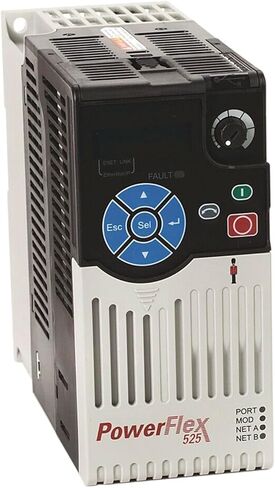 25B-D2P3N104 PowerFlex 525 AC Drive, with Embedded EtherNet/IP and Safety, 480 VAC, 3 Phase, 2.3 Amps, 1.0 HP, 0.75 kW Normal Duty; 1.0 HP, 0.75 kW Heavy Duty, Frame A, IP20 NEMA/Open Type in Saudi Arabia