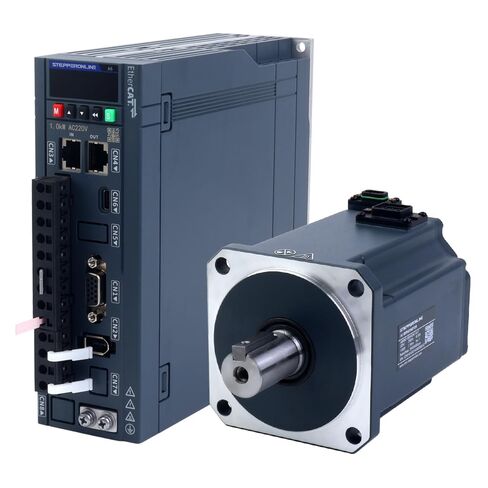 STEPPERONLINE AC Servo Motor kit EtherCAT A6 Series 1000W Servo Motor 3000rpm 3.18Nm 17 Bit Absolute Encoder IP67 + 1000W EtherCAT AC Servo Motor Driver+ 3.0M Cabels in Saudi Arabia