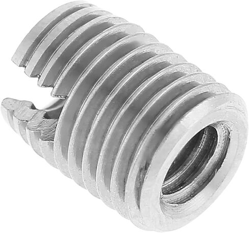 Marhynchus 20pcs Metal Self Tapping Thread Inserts, Helical Repair Screw Inserts M4 x 8mm for Aluminum Damaged Thread Repair in Saudi Arabia