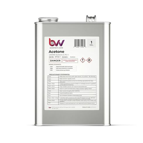 BVV Acetone 99% Size 1 Gallon (4 x 1 Quarts) in Saudi Arabia