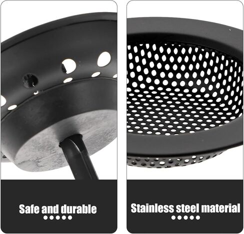 مجموعة مصفاة حوض من الفولاذ المقاوم للصدأ مكونة من 3 قطع مع سدادة تصريف وواقي من الرذاذ مقاس 4.3 بوصة و3.3 بوصة و3.1 بوصة لأحواض المطبخ والتخلص من القمامة in Kuwait