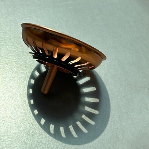 سدادة مصفاة حوض 83 مم من النحاس الأحمر SUS304 من الفولاذ المقاوم للصدأ مع عمود نحاسي 8 مم لمرشح حوض المطبخ in Kuwait