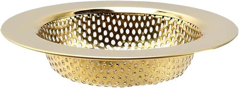 مجموعة مصفاة حوض المطبخ من الفولاذ المقاوم للصدأ باللون الذهبي مكونة من 3 قطع مع فلتر سلة سدادة وختم مطاطي لفتحة الحوض القياسية in Kuwait