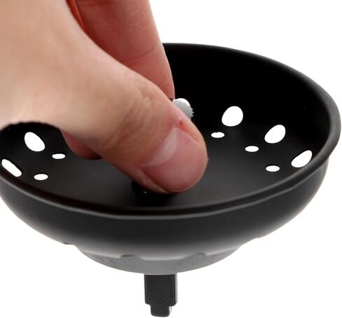 مجموعة مصفاة حوض من الفولاذ المقاوم للصدأ مكونة من 6 قطع مع سدادة تصريف وواقي من الرذاذ، 2 عبوة 4.3 بوصة 3.3 بوصة 3.1 بوصة لحوض المطبخ والتخلص من القمامة in Kuwait