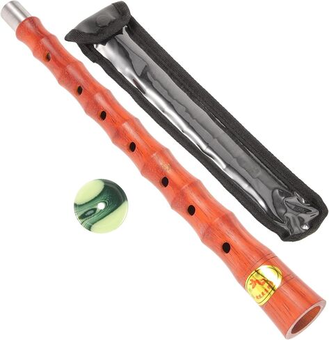 Suona Pole Replacement D Tone Redwood Suona Horn Accessory with Protective Case Chinese Instrument Part for Folk and World Music Performance in Kuwait