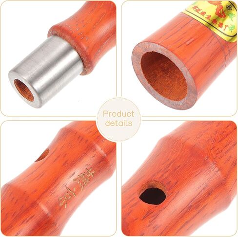 Suona Pole Replacement D Tone Redwood Suona Horn Accessory with Protective Case Chinese Instrument Part for Folk and World Music Performance in Kuwait