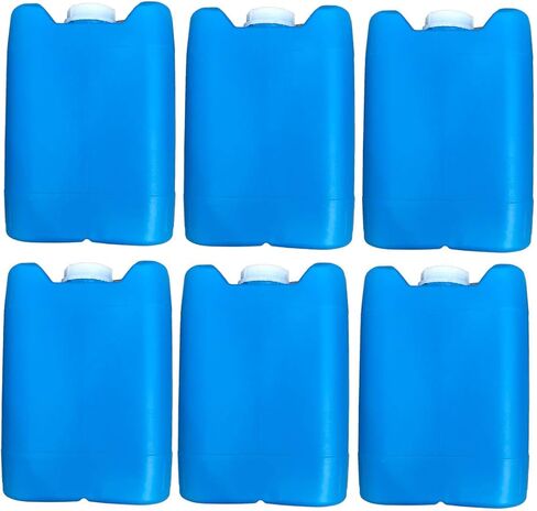 إبريق بلاستيك من بايتك سعة 5 جالون برأس مغلق وغطاء 70 مم | اللون الأزرق | 6 عبوات in Kuwait