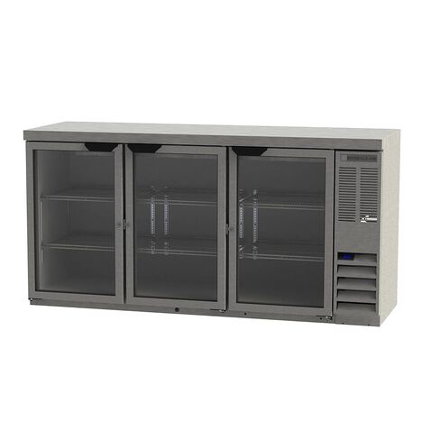 Beverage Air BB72HC-1-G-S-27 Three-Section Refrigerated Back Bar Storage Cabinet in Saudi Arabia