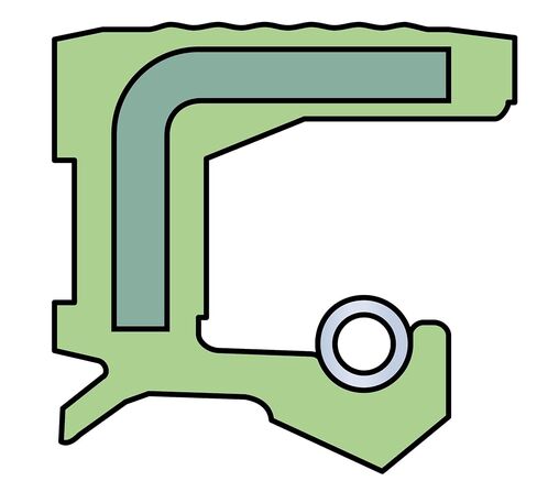 SKF 25X47X7 HMSA10 RG 25MM Shaft Diameter, 47 MM HOUSING BORE Diameter, 7MM Seal Width, for Oil OR Grease, Radial Shaft Seal, Rubber Metal Reinforced Outside Seal, Single ING Lip in Kuwait