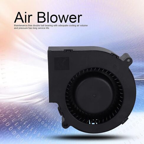 Keenso Turbine Blower, Double Ball Turbine Blower Maintenance Free High Air Volume 42.8CFM 62.4mmh2o Wind Pressure with Three Pins Interface in Saudi Arabia
