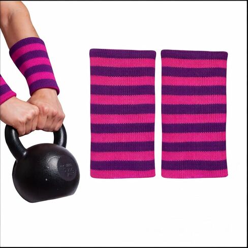 واقيات المعصم والساعد من Kettlebell | أساور معصم ممتصة للصدمات لتدريب Kettlebell | يحمي من الكدمات | مسامي وممتص للعرق | مقاس مطاطي للجنسين | مقاس واحد يناسب الجميع (زوج) in Saudi Arabia