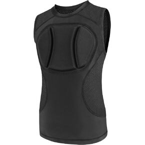 Youth Baseball Chest Protector, Heart Sternum Rib Guard Padded Compression Shirt with 3-Segment EVA Pads for Softball Football Baseball Lacrosse in Kuwait