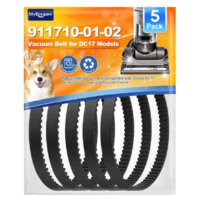 5 Pack DC17 Vacuum Belts Compatible with DC17 Animal Absolute Vacuum Cleaner, Replace Part 911710 01 02 in Kuwait
