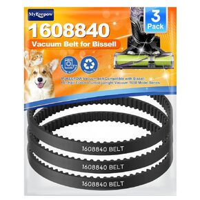1608840 Vacuum Belts Compatible with Bissell Pet Hair Eraser Vacuum Model 1650 1650A 2281 2475 2461 24613 27909 2790 2087 20874 2817 Series,3 Pack in Kuwait