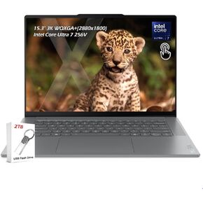 Lenovo Slim 7i Aura Copilot+ Laptop: Intel Core Ultra 7 256V, 15.3" 2.8K 500nit 120Hz Touchscreen, 16GB DDR5 RAM, 1TB SSD, Backlit Keyboard, Windows 11 Pro in Kuwait