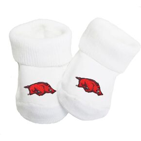 Arkansas Razorbacks Officially Licensed Baby Toe Bootie Socks in Kuwait