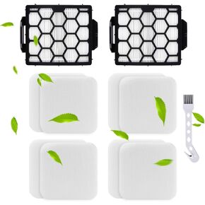 LA742 LA802 Filter Replacement Compatible with Shark Detect Pro Upright LA742 LA802 Vacuum Cleaner, 2 Hepa Filters, 4 Foam Filters and 1 Cleaning Brush in Kuwait