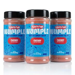 سكر حلوى القطن الأحمر - سكر الخيط المنكه لآلات حلوى القطن، مزيج رقيق جاهز للاستخدام - مثالي للحفلات والكرنفالات والمناسبات - عبوة من 3 قطع (الكرز - 13.2 أونصة) in Kuwait