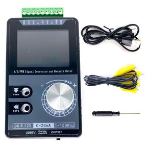 Portable 0-20mA 0-10V Signal Generator Handheld Voltage and Current Source PWM Pulse Color Screen Input in Kuwait