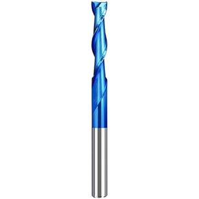 1pcs 2 Flute Square Nose End Mill 3.175/4/6/8/10/12mm Shank CNC Router Bit Solid Carbide Spiral Milling Cutter for Woodworking Tool in Kuwait