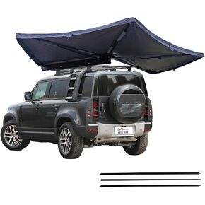 مركبة المظلة ، 6.7'x8.2 'رف سقف السحب مع RIPSTOP UV50+ ظلال الشمس ، العربة الجانبية المقاومة للطقس ، سيارة 4x4 للتخييم والبرية in Kuwait
