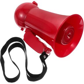 GALPADA Portable Red Megaphone Speaker for Weddings Lightweight Handheld Bullhorn for Groomsmen Guests Interactive Noise Maker for Fun Games Celebrations in Kuwait