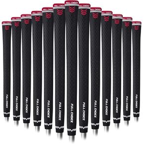 13 Pack Golf Grips, Durable Rubber Grip for Clubs, Anti-Slip “+" Texture & Zipper Back Design, Grips Only or Grips & Regripping Kit, Standard/Mid/Jumbo Size, 5 Colors Available in Kuwait