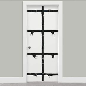 ملحق مرساة فائق لحزام المقاومة من بوديلاستيكس - مرساة باب شديدة التحمل لأشرطة التمرين - حزام نايلون قوي، حشوة من النيوبرين، حلقات على شكل حرف D - نظام مرساة للباب لأشرطة التمرين مع مقابض in Kuwait