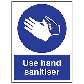 Mandatory General - Use Hand Sanitiser - 100 X 150mm in Saudi Arabia