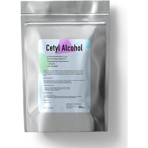 Cetyl Alcohol Cosmetic Grade 16 Ounce / 453 Grams - Cetyl Alcohol Emulsifying Wax Organic for Lotion Making & Thickener for Skin Care Products, Moisturizing Ingredient for Dry Skin by Talsen Chemical in Kuwait