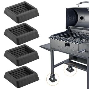 4pcs Griddle Leveling Shims Kit 1/4" Wedges for Tables Leveling Shims Furniture Shim Grill Levelers Shim and Wedges for Levelings(Color:Black) in Kuwait