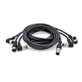 M12 الاستشعار موصل كابل مزدوج رئيس خط ذكر أنثى 2 متر سلك 4Pin 5Pin 8Pin موصلات 1 قطعة (مستقيم F إلى M 8p) in Saudi Arabia