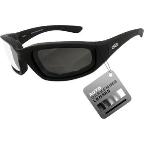 Global Vision Kickback Auto-Darkening Photochromic Bifocal Safety Glasses Clear to Smoke, Padded Frame, ANSI Z87.1 Certified in Saudi Arabia