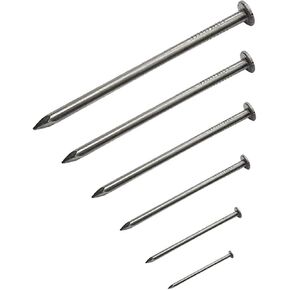 5-500PCS Wood Nails Flat Round Head Carbon Steel Decorative Furniture Hardware Wire Nail 16mm-100mm Length(2.5x50mm 50pcs) in Kuwait