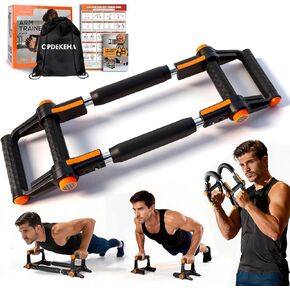 Twister Arm Trainer for Men & Women, 6 Adjustable Resistance Levels(30-120 lb) Chest Trainer with 4 Spring & Training Poster, Chest Workout Device Equipment for Chest Clip Muscle & Arm Strength in Kuwait
