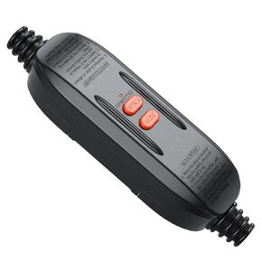 قابس GFCI مضمن 15 أمبير مع إعادة ضبط تلقائي، حماية سهلة وآمنة من الأعطال الأرضية من الدرجة الصناعية لغسالة ضغط الطاقة، حوض استحمام ساخن، مكيف الهواء، مجفف الشعر، الأدوات الخارجية، جزازات العشب in Kuwait