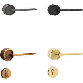 Solid Wood Split Lock Mute Door Household Zinc Alloy Black Wooden 1Pcs(Yellow) in Saudi Arabia