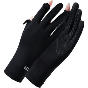 Driving Gloves Women UV Protection Summer UPF50+ Ice Silk Running Gloves Non-Slip Full Finger Touchscreen Outdoor Cyling in Kuwait