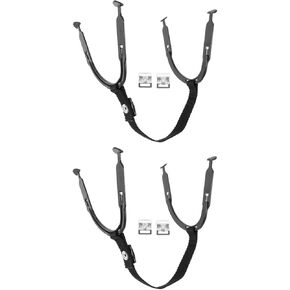 Hockey Helmet Chin Strap Replacement Kit with Ear Loops, Adjustable Hard Hat Chin Strap for Ice Hockey and Football, 2pcs Safety Helmet Repair Parts for Sports Protective Gear in Kuwait