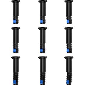 طقم براغي منقط أحمر 9 قطع M4 بقطر 6 مم يتضمن 16 مم/17.5 مم/19 مم لبصريات Red Dot Sight والتركيب المتوافق مع DeltaPoint Pro، قفل خيط أزرق من الفولاذ المقاوم للصدأ in Kuwait