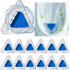 12 Pack Urinal Screen Deodorizer, Long-lasting up to 30 Days, 3000 Flushes, Extra Duty Non-para Urinal Cakes Block Ocean Breeze Scent, Anti-splash Design for Men Bathroom, Restrooms, Offices in Kuwait