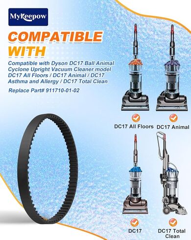 5 Pack DC17 Vacuum Belts Compatible with DC17 Animal Absolute Vacuum Cleaner, Replace Part 911710 01 02 in Kuwait
