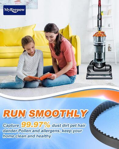 5 Pack DC17 Vacuum Belts Compatible with DC17 Animal Absolute Vacuum Cleaner, Replace Part 911710 01 02 in Kuwait