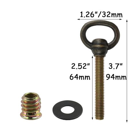 HEVSTIL 4PCS Antique Brass Swing Mirror Mounting Bolt 3-2/3" Long Adjustable Mirror Mounting Hardware Hinge Bolt for Swivel Mirror Cabinet, Dresser, Vanity Hardware in Kuwait