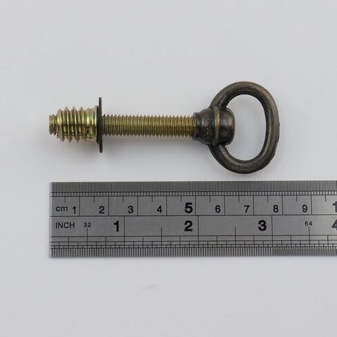 HEVSTIL 4PCS Antique Brass Swing Mirror Mounting Bolt 3-2/3" Long Adjustable Mirror Mounting Hardware Hinge Bolt for Swivel Mirror Cabinet, Dresser, Vanity Hardware in Kuwait