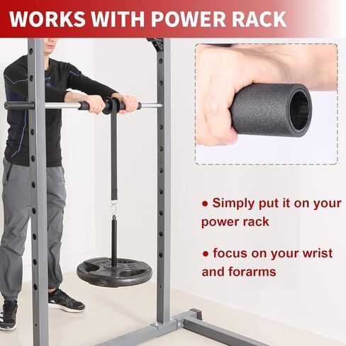 SYL Fitness Wrist and Forearm Blaster, Wrist Roller & Forearm Strengthener for Training, Fitness Forearm Workout Equipment, Grip Strength Trainer for Gym and Home in Kuwait