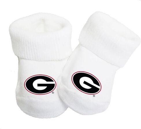 University of Georgia Bulldogs Baby Toe Sock Booties in Kuwait