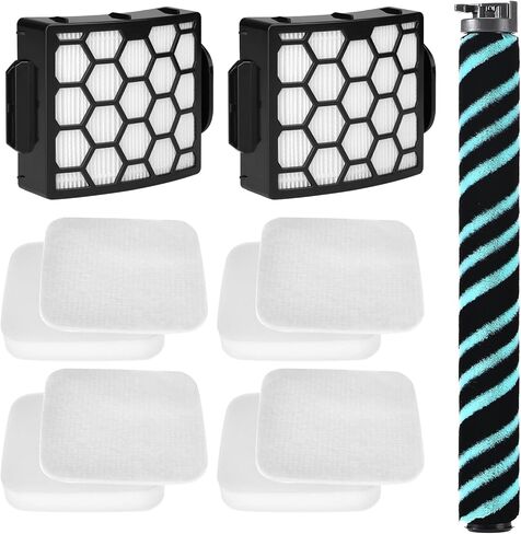 LA802 Brush Roller and Filter Replacement Parts for shark LA802 Detect Pro Lift-Away Duo Clean Upright Vacuum, 1 Brush Roller + 2 Filter + 4 Foam and Felt Filters in Saudi Arabia