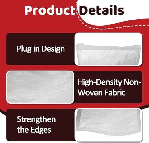 20 Pcs 2846 Exhaust Filter Compatible With Windsor S12 S15 & Sebo Essential G1 G2 Commercial Upright Vacuums, Replace 8.614-140.0, High-efficiency Filtration and Long-Lasting Performance in Kuwait