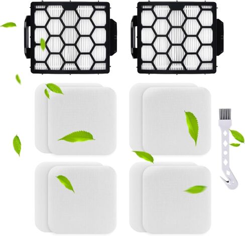 LA742 LA802 Filter Replacement Compatible with Shark Detect Pro Upright LA742 LA802 Vacuum Cleaner, 2 Hepa Filters, 4 Foam Filters and 1 Cleaning Brush in Kuwait